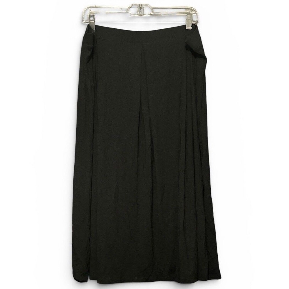 ASOS Curve Black Maxi Skirt Womens US 20 Pull On Elastic Waist Stretch NWT Flowy